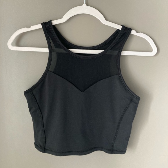 Forever 21 Tops - Forever 21 Black Cropped Tank Top